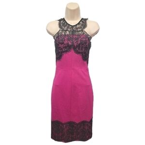 GUESS Stretch Lace Embellished Dress